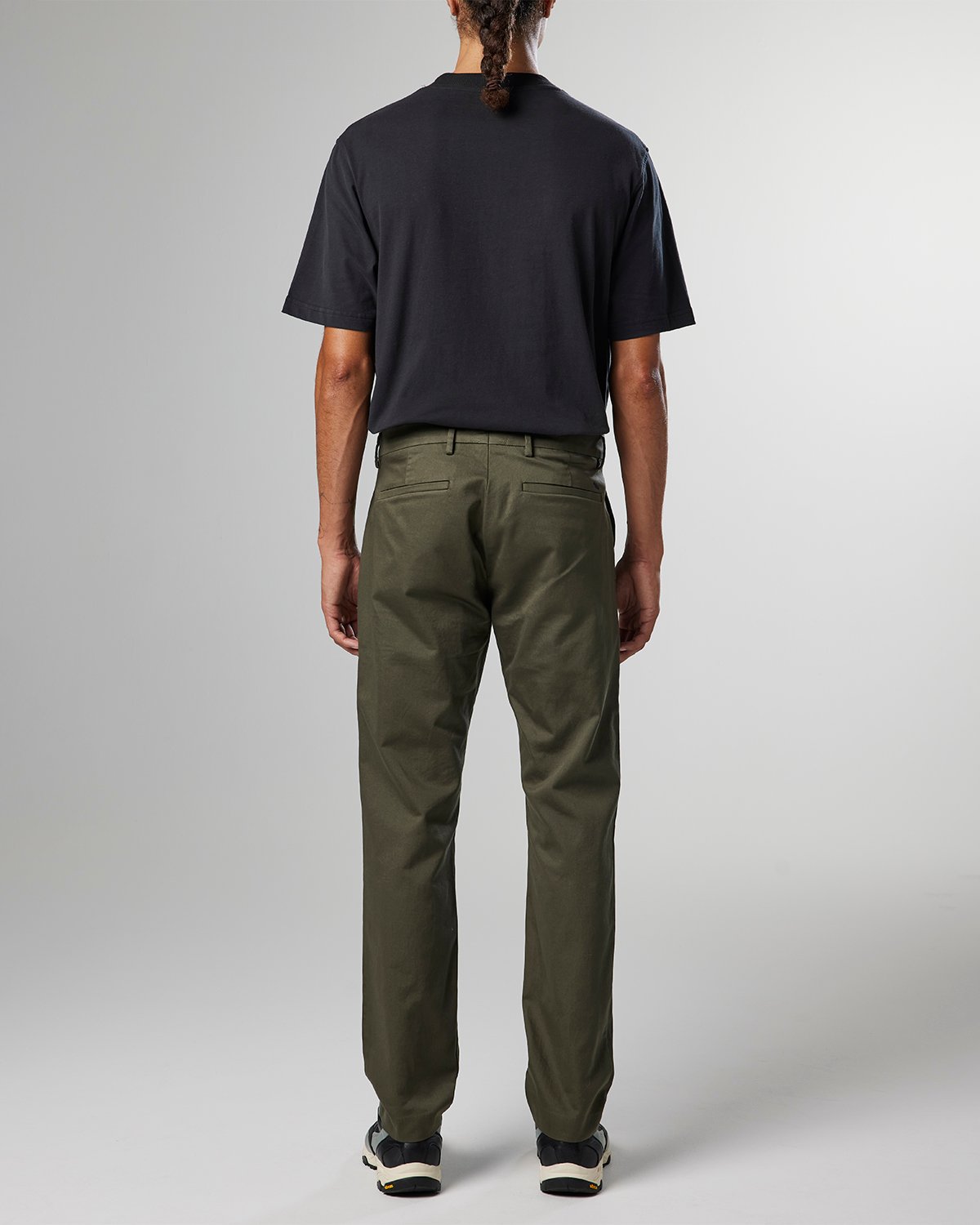 NN07 Theo Regular Fit Army Green Chino 1420