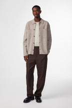 NN07 Blaze Boiled Wool Overshirt 6398