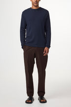 NN07 Clive Waffle Knit Long Sleeve 3323
