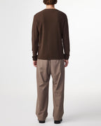NN07 Clive Waffle Knit Long Sleeve 3323
