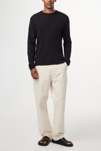NN07 Clive Waffle Knit Long Sleeve 3323