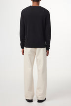 NN07 Clive Waffle Knit Long Sleeve 3323