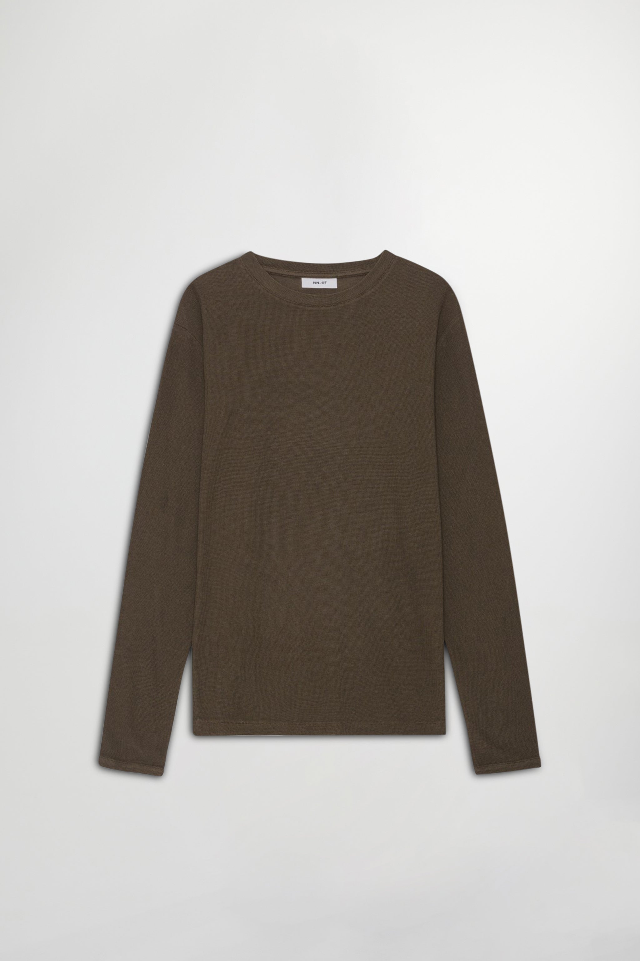 NN07 Clive Waffle Knit Long Sleeve 3323