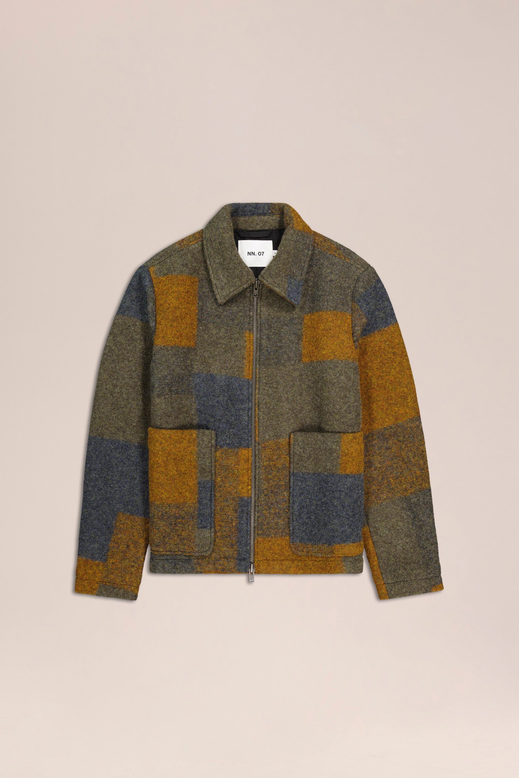 NN.07 Wool Jacket Gael "The Bear" 8267 - Brown Check