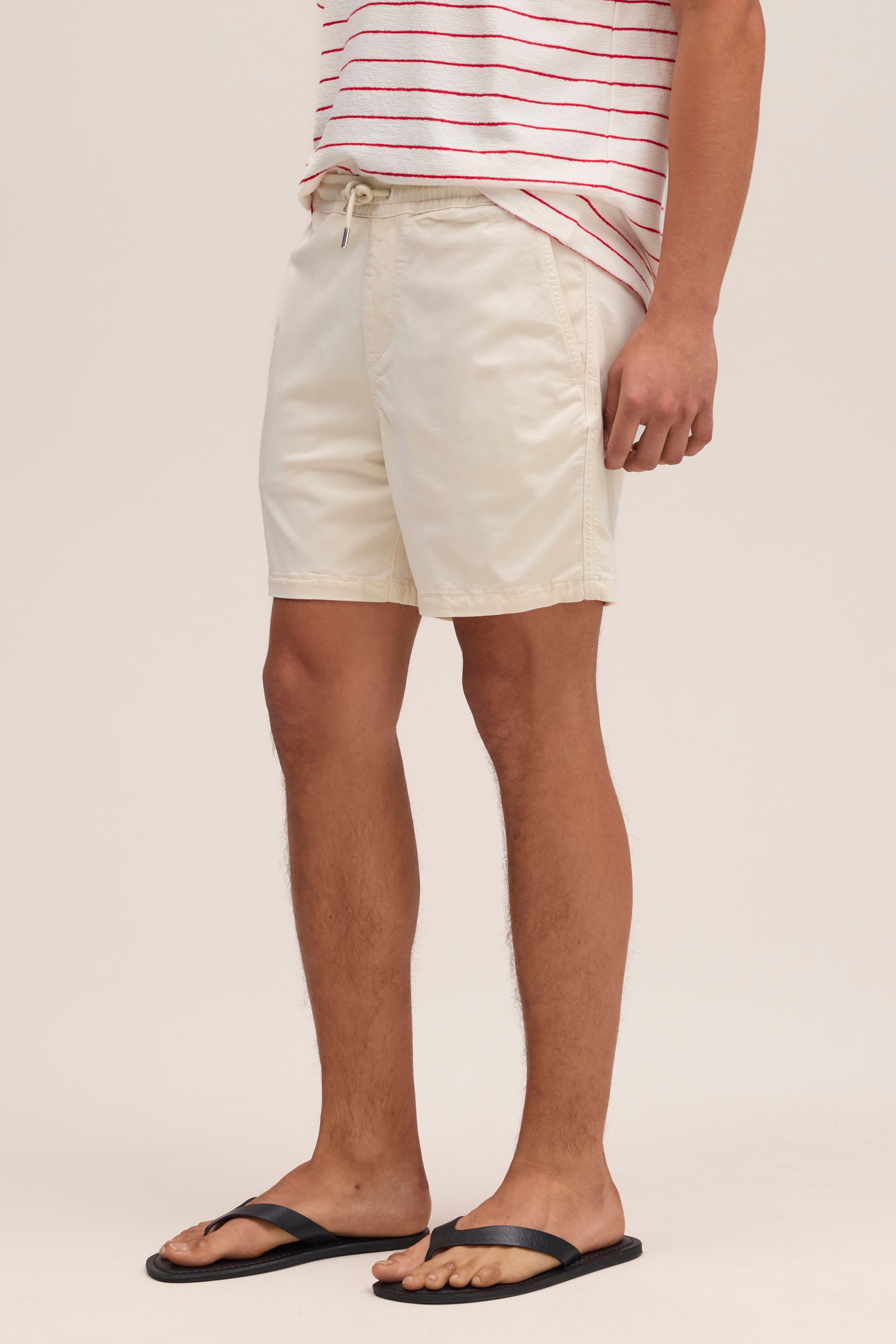 NN.07 Gregor Drawstring Shorts 1154 - Ivory