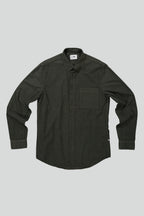 NN07 Arne Dark Army Green Button Down Fine Cord Shirt 5082