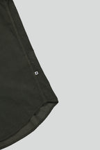 NN07 Arne Dark Army Green Button Down Fine Cord Shirt 5082