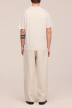 NN.07 Ryan Knitted Linen Polo - Oat