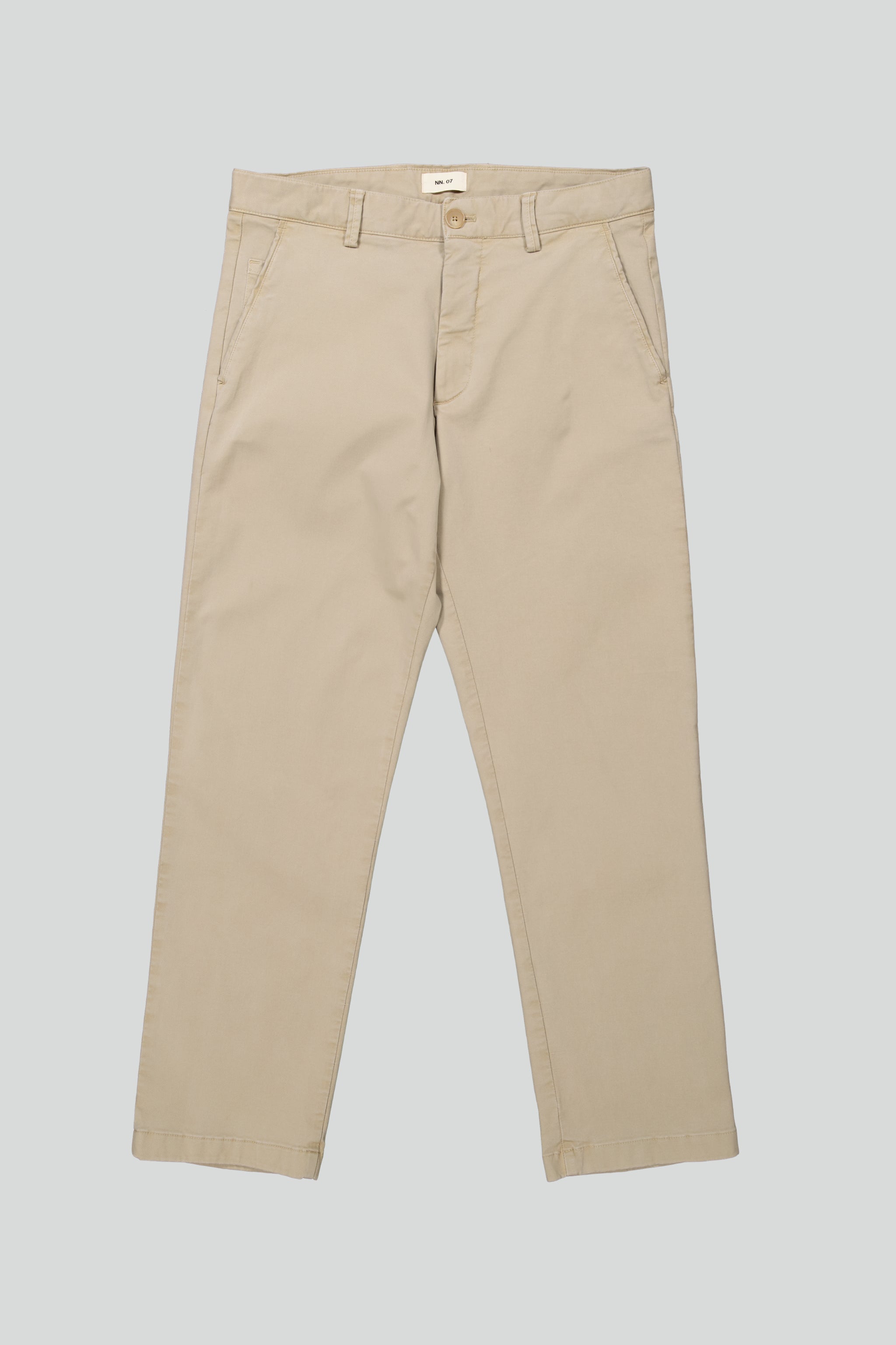 NN07 Alex Khaki Beige Straight Leg Chino Trouser 1010