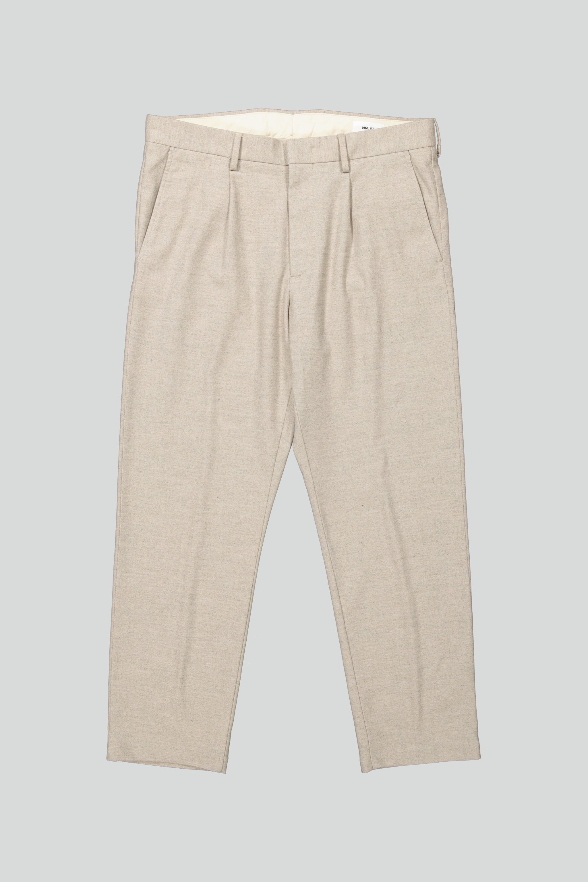NN07 Bill Pleated Cotton Blend Trouser 1067