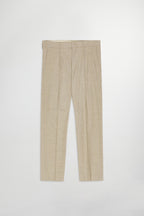 NN07 Bill Pleated Cotton Blend Trouser 1067
