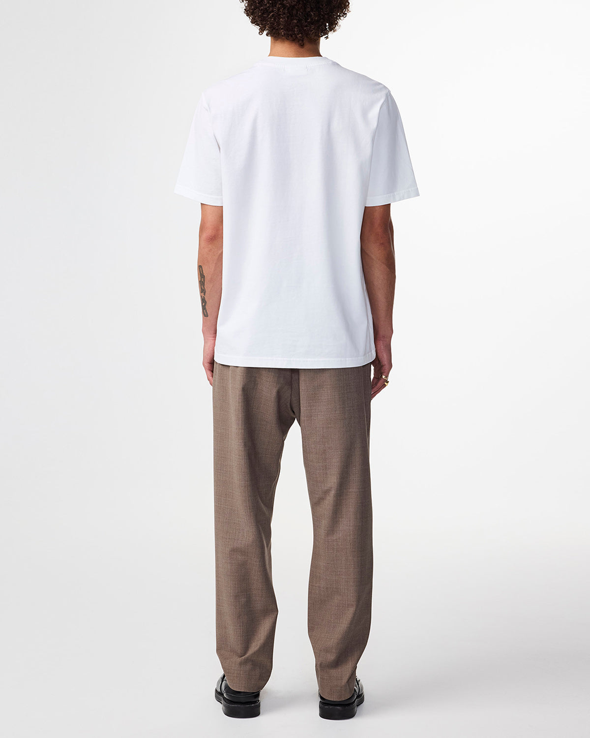 NN07 Adam Embroided Logo Pima Cotton T-Shirt 3209