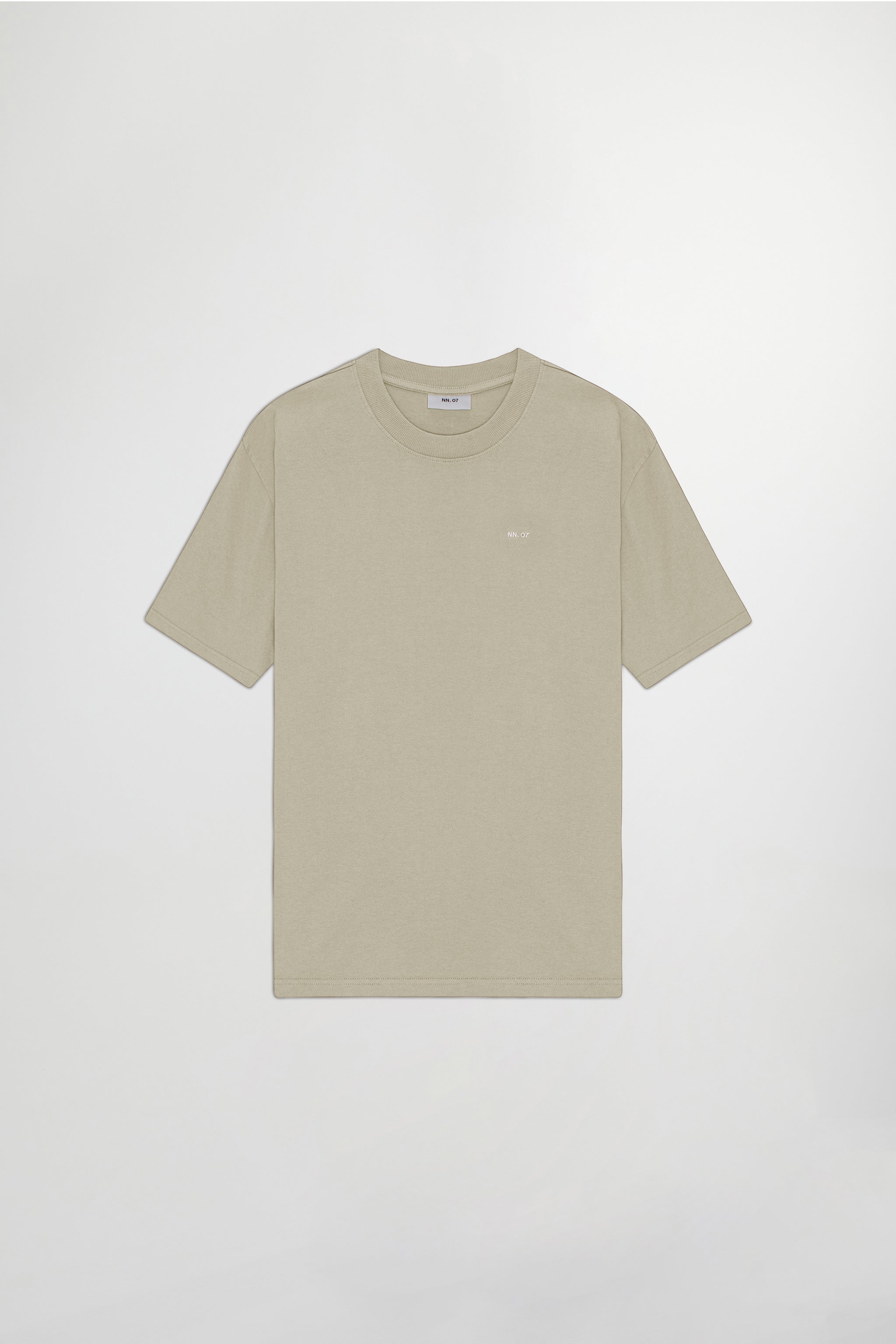NN07 Adam Embroided Logo Pima Cotton T-Shirt 3209