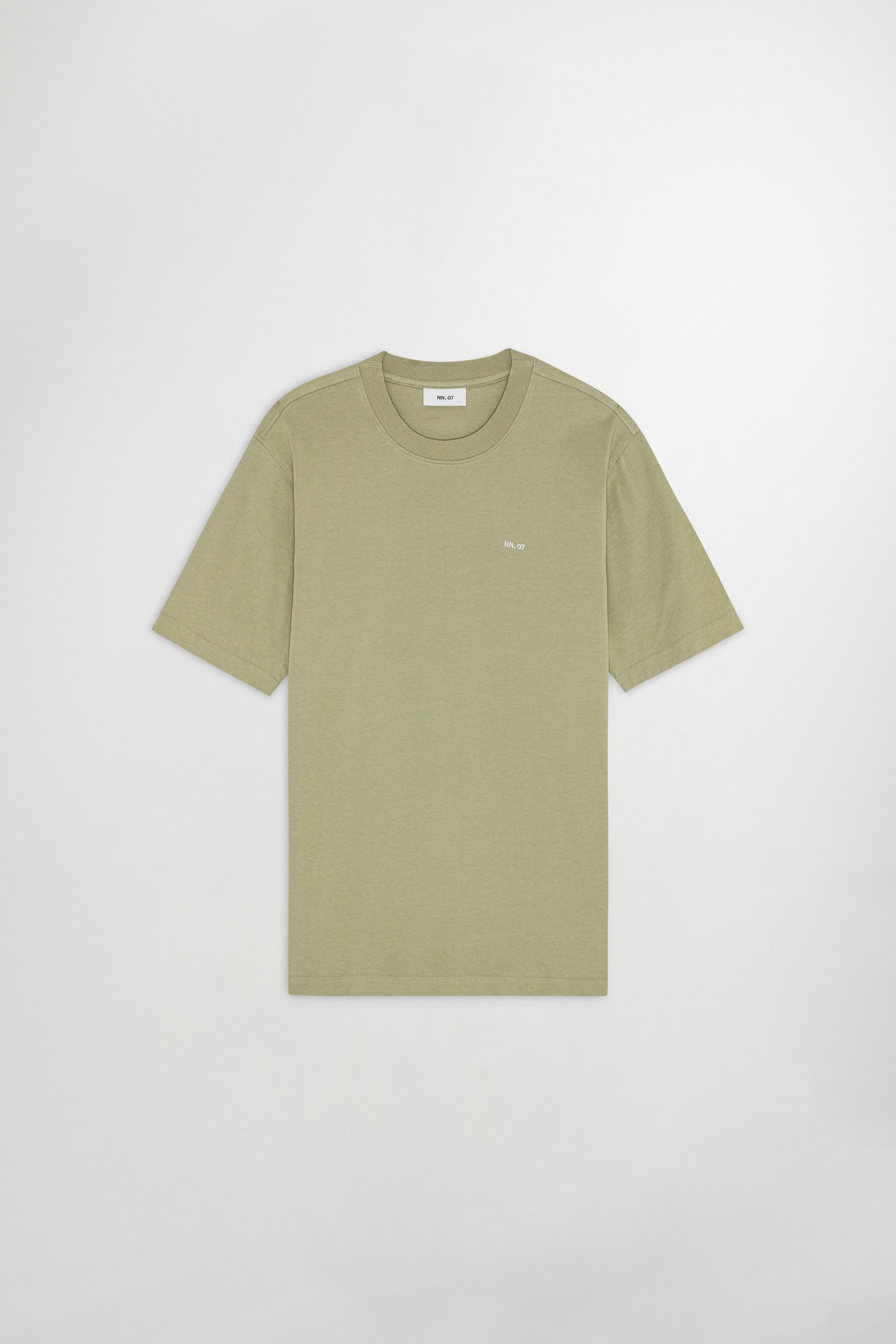 NN07 Adam Embroided Logo Pima Cotton T-Shirt 3209