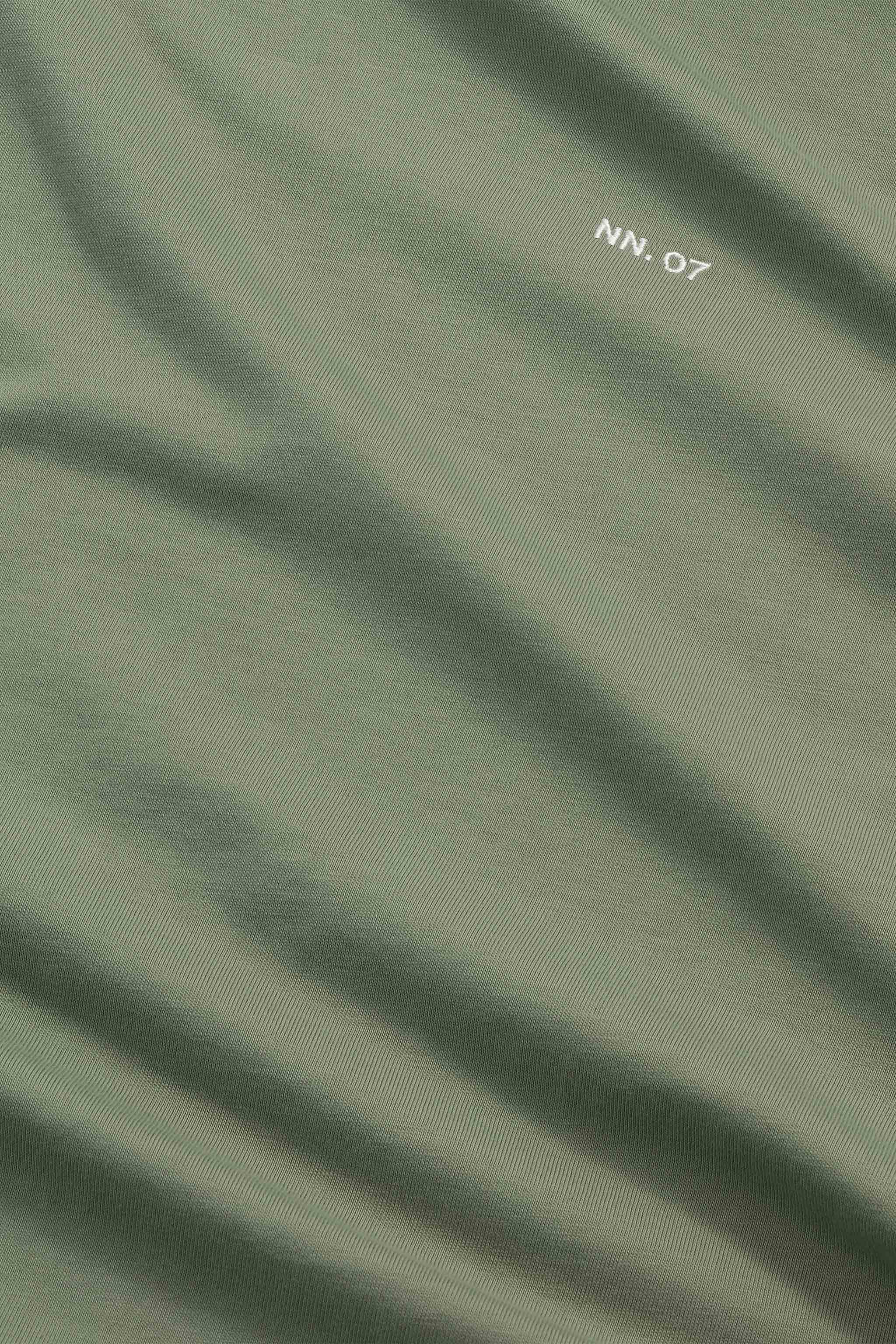 NN.07 Adam Embroidered Pima Cotton T-Shirt 3209 - Sea Spray