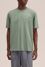NN.07 Adam Embroidered Pima Cotton T-Shirt 3209 - Sea Spray