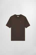 NN07 Adam Embroided Logo Pima Cotton T-Shirt 3209