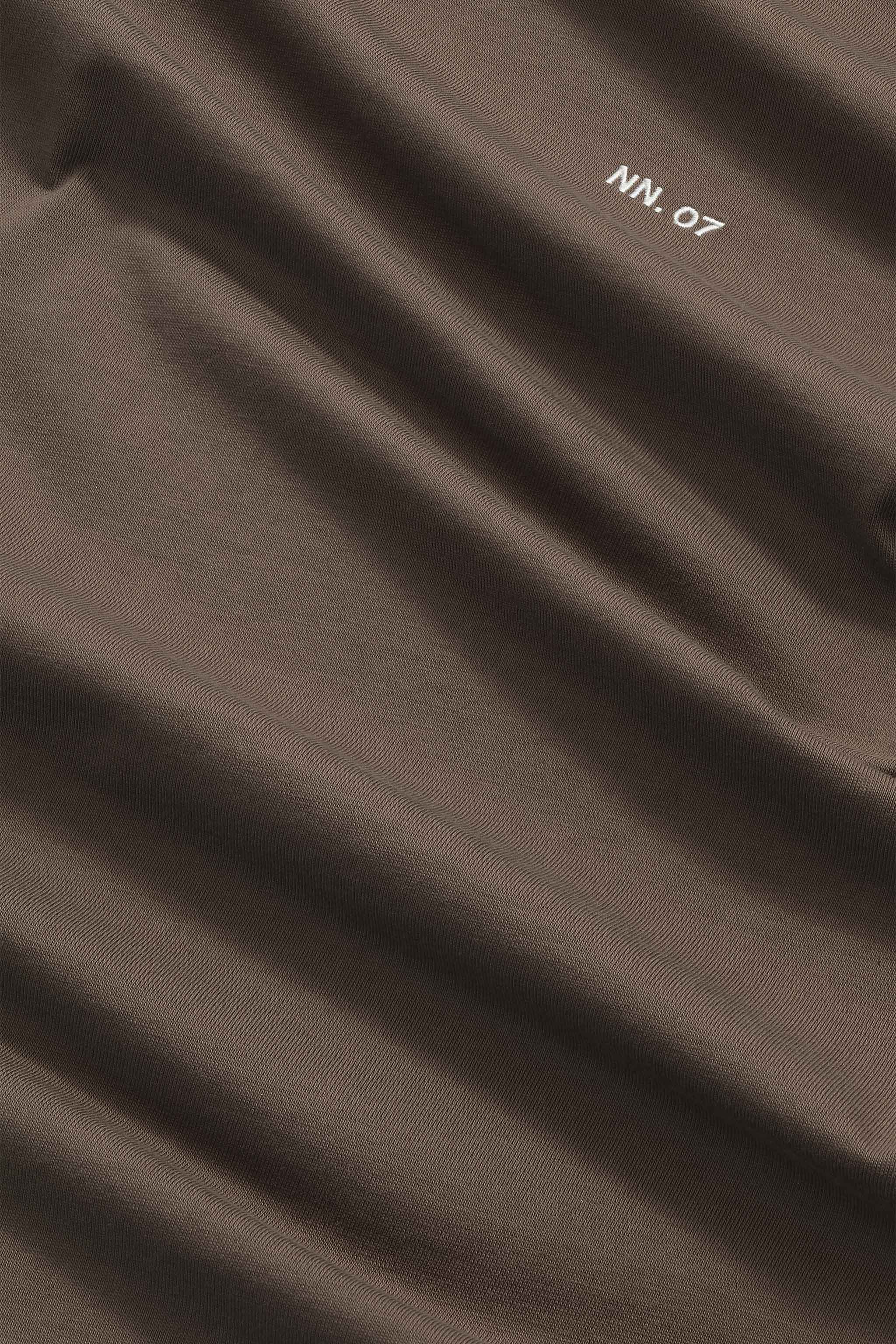 NN.07 Adam Embroidered Pima Cotton T-Shirt 3209 - Mable Husk