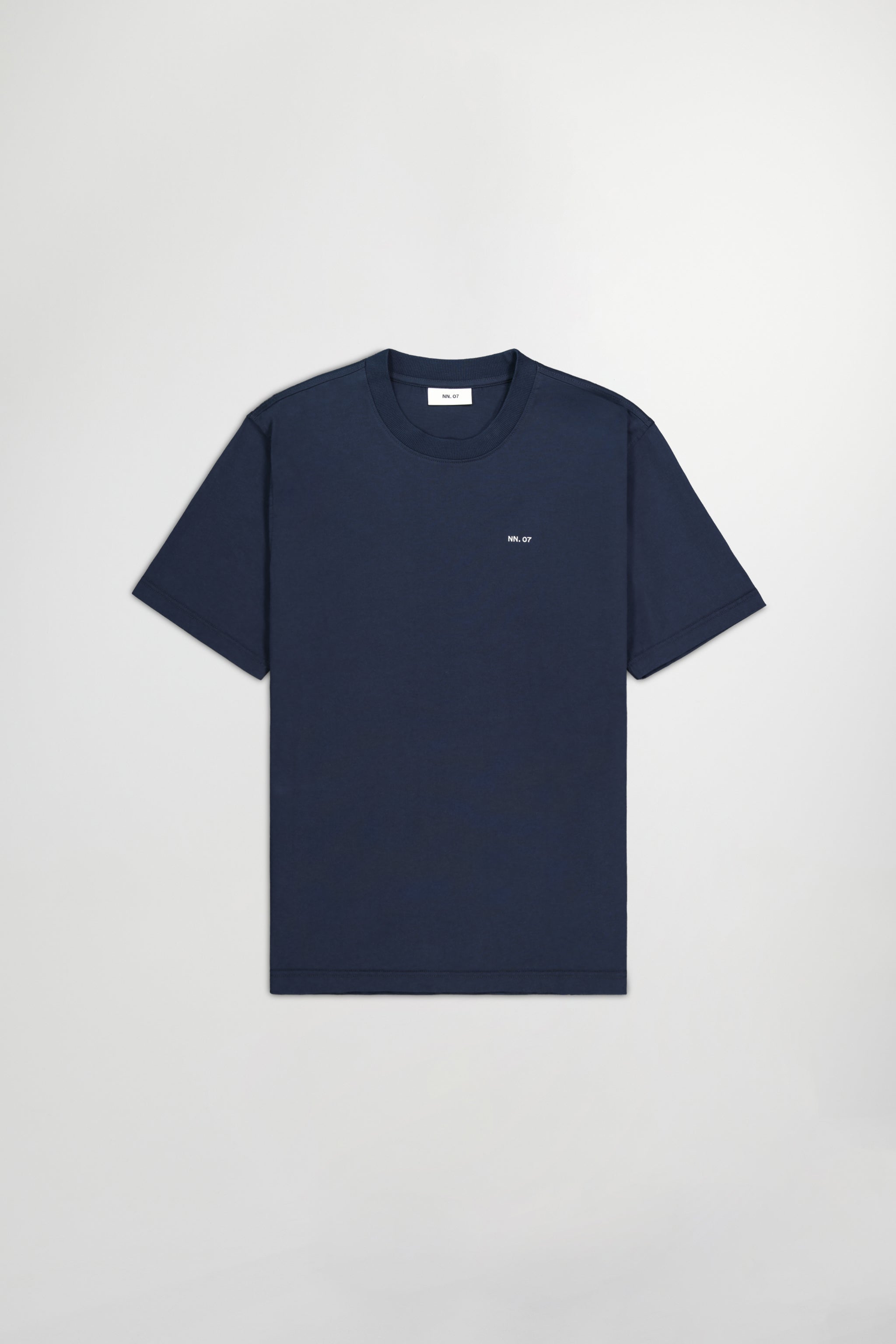 NN07 Adam Embroided Logo Pima Cotton T-Shirt 3209