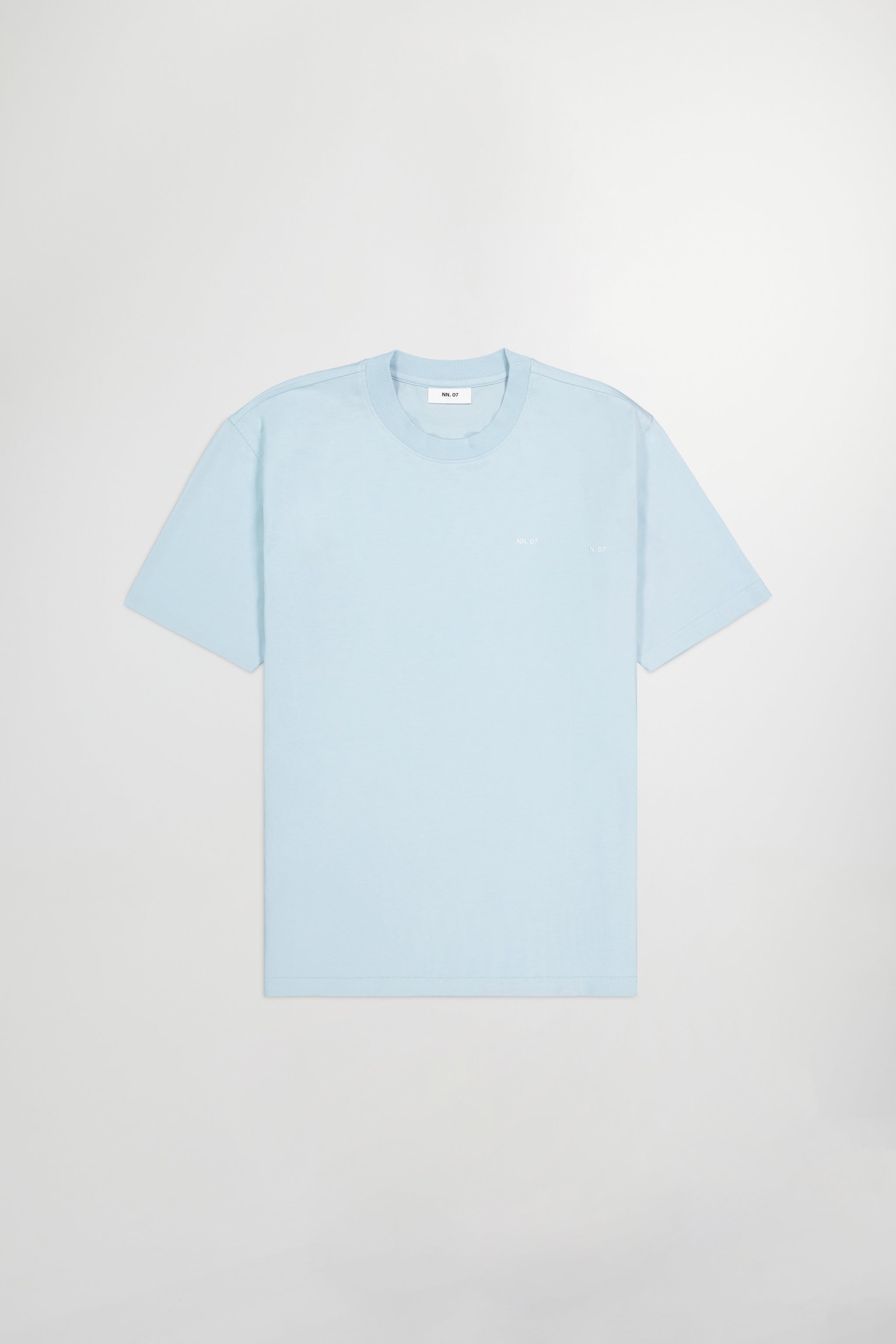 NN07 Adam Embroided Logo Pima Cotton T-Shirt 3209