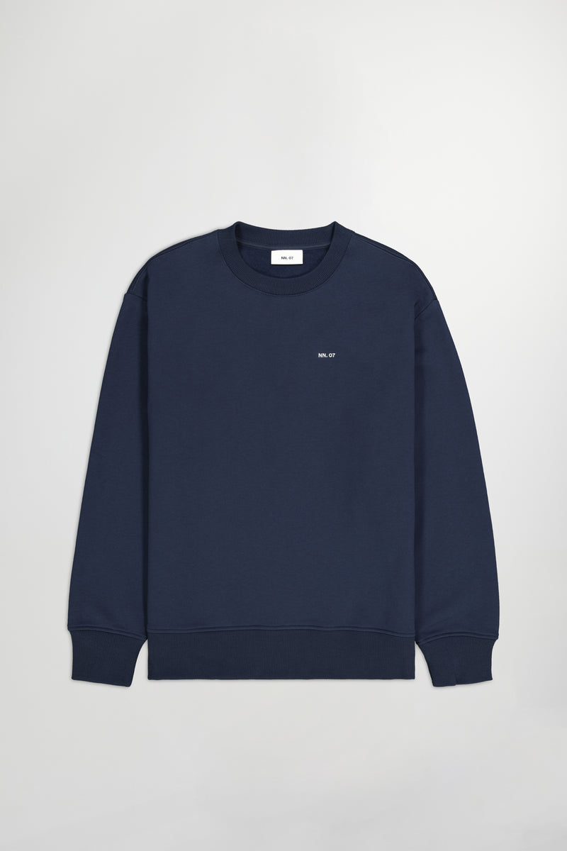 NN07 Briggs Navy Blue Brushed Fleece Sweatshirt 3504 – Atticus Finch ...