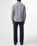 NN.07 Deon Flannel Shirt 5465 - Blue Check