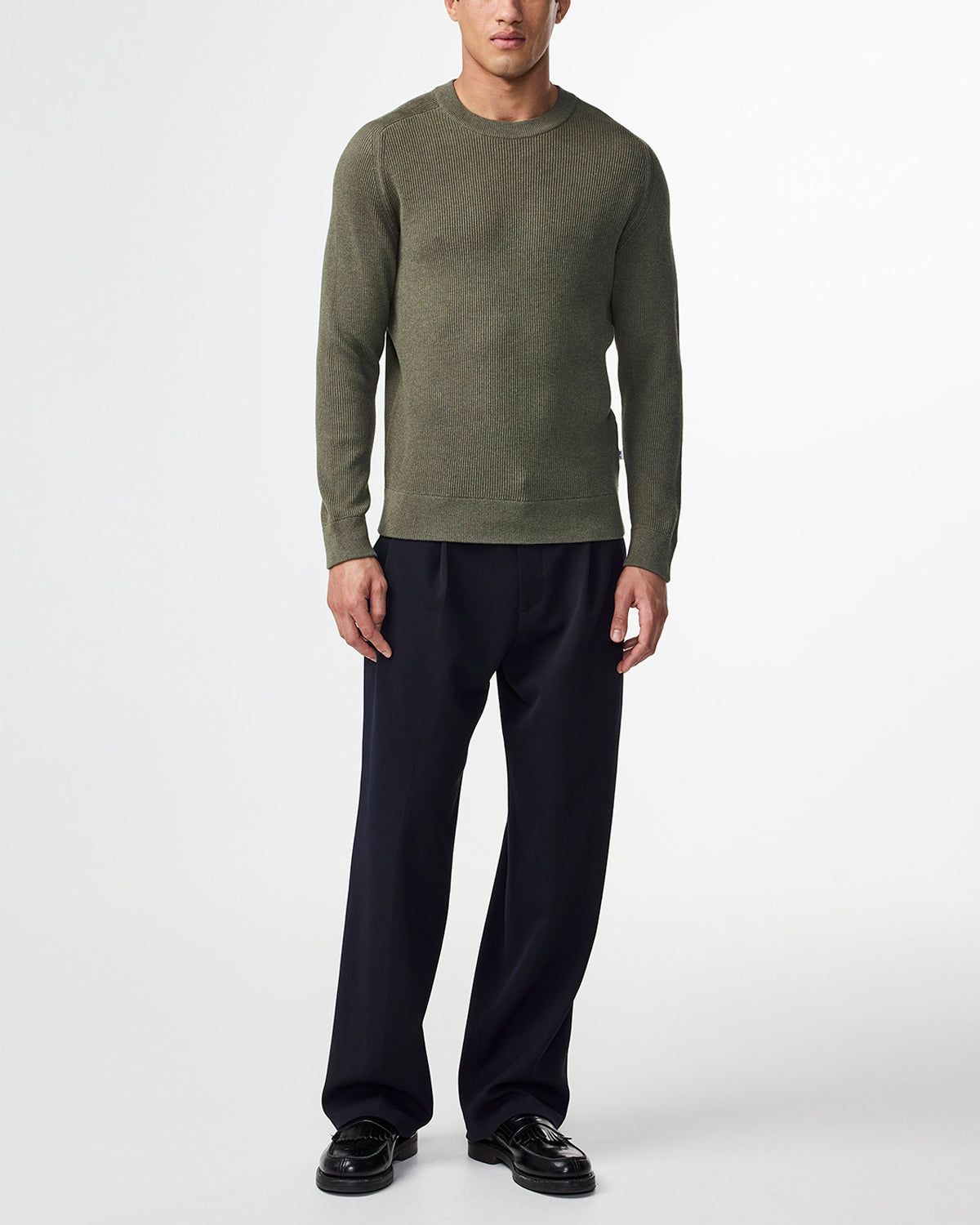 NN07 Kevin Ribbed Sweater 6600