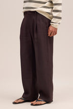 NN.07 Kay Relaxed Fit Trousers 1808 - Deep Truffle