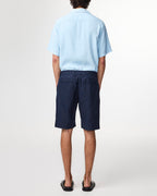 NN07 Billie Drawstring Navy Linen Shorts 1454