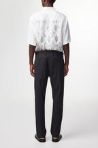 Bill Pleated Seersucker Trouser 5721