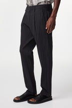 Bill Pleated Seersucker Trouser 5721