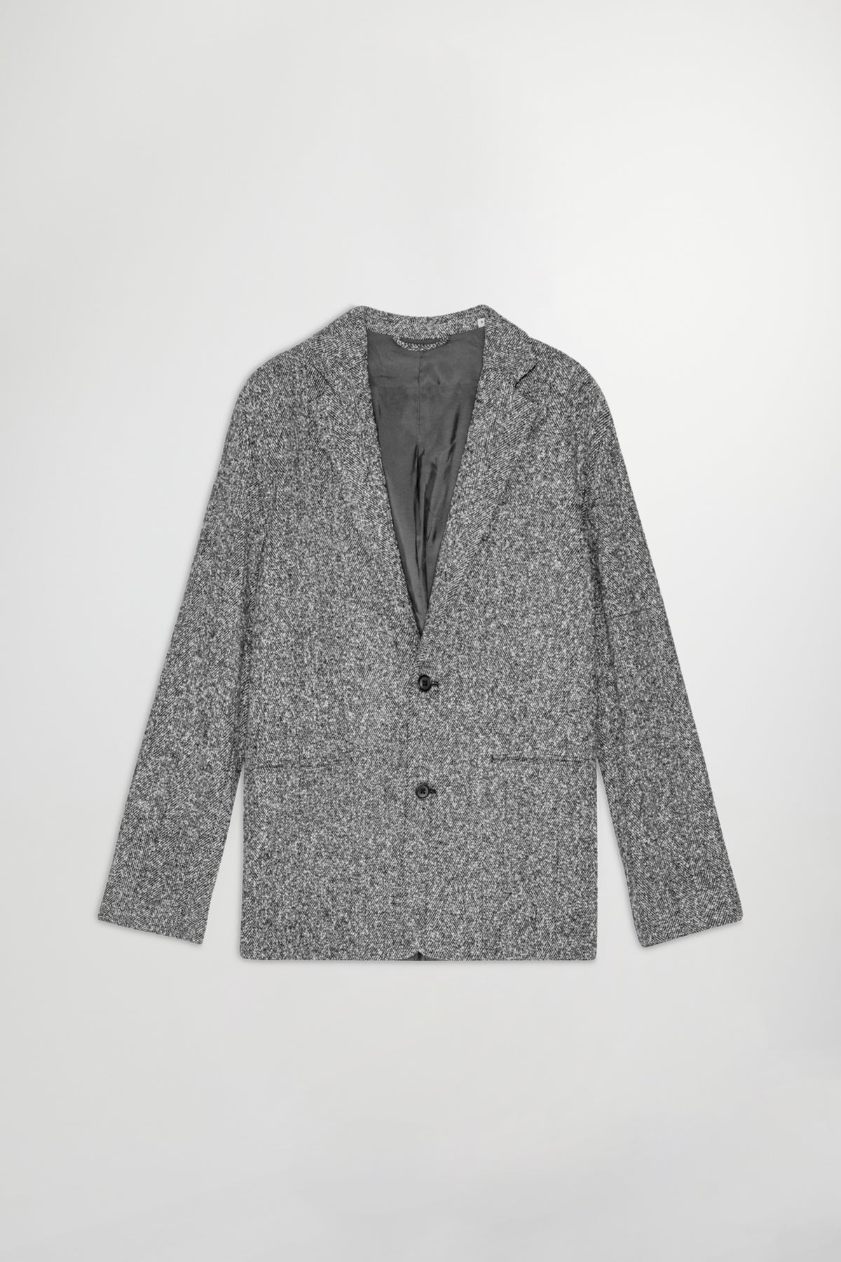 NN.07 Timo Relaxed Herringbone Dobby Blazer 1087 - Black Multi