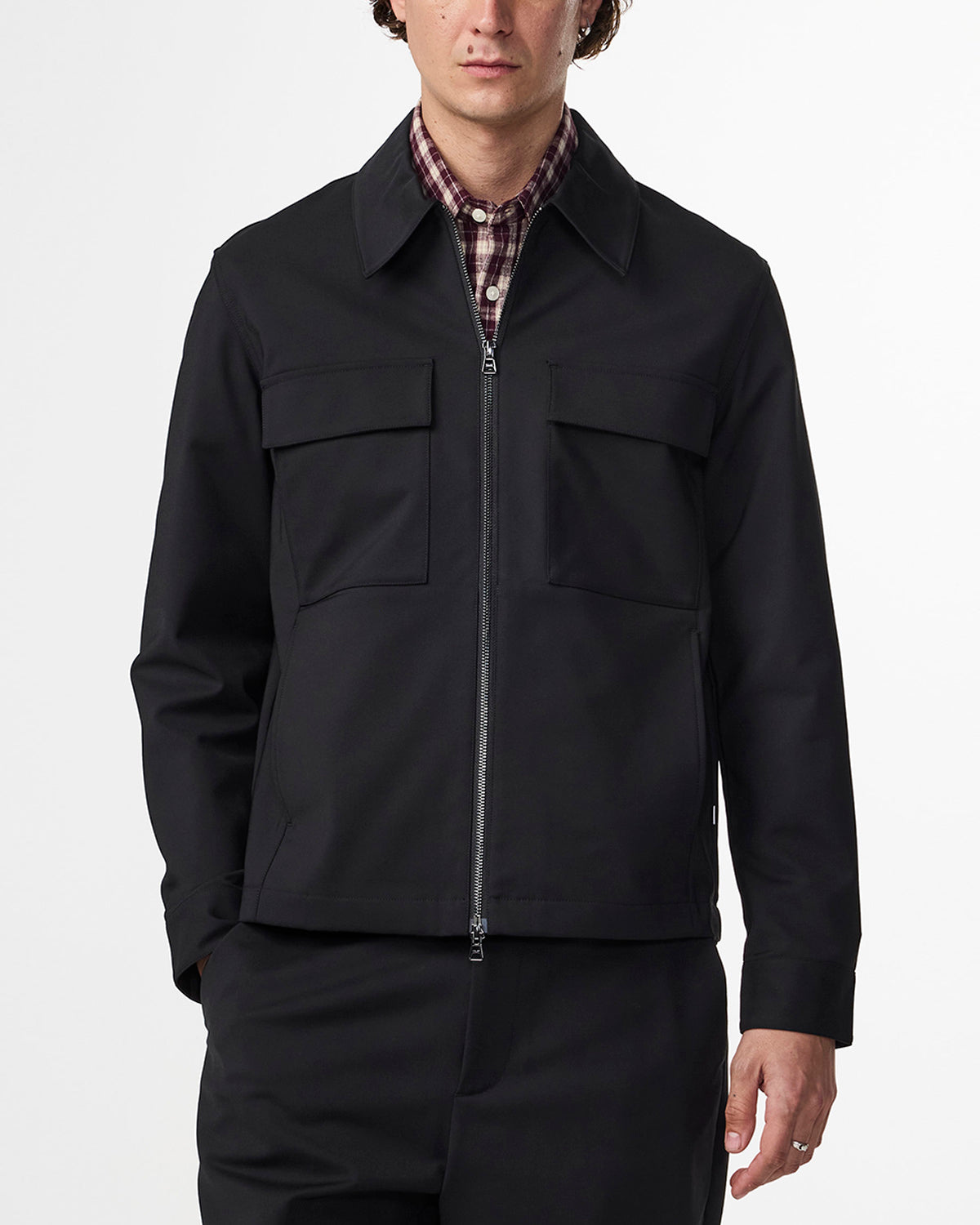 NN07 Alban Cotton Blend Overshirt Jacket 1089