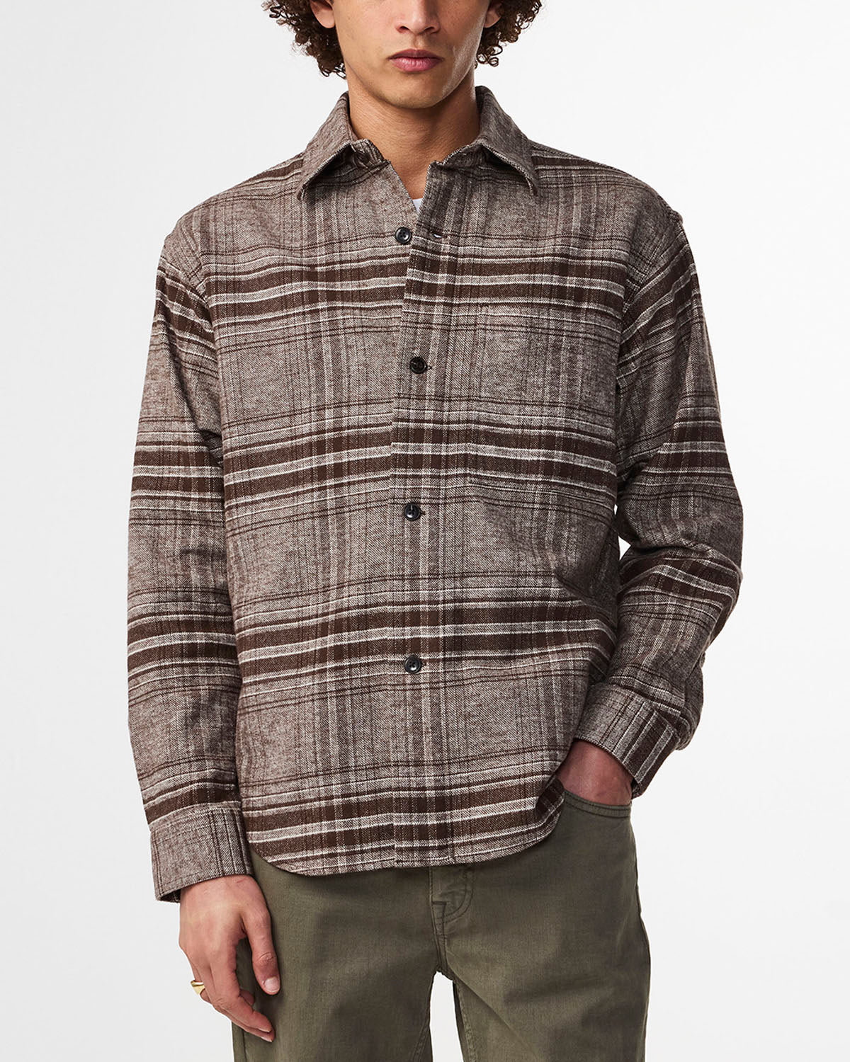 NN07 Adwin Flannel Overshirt 5292