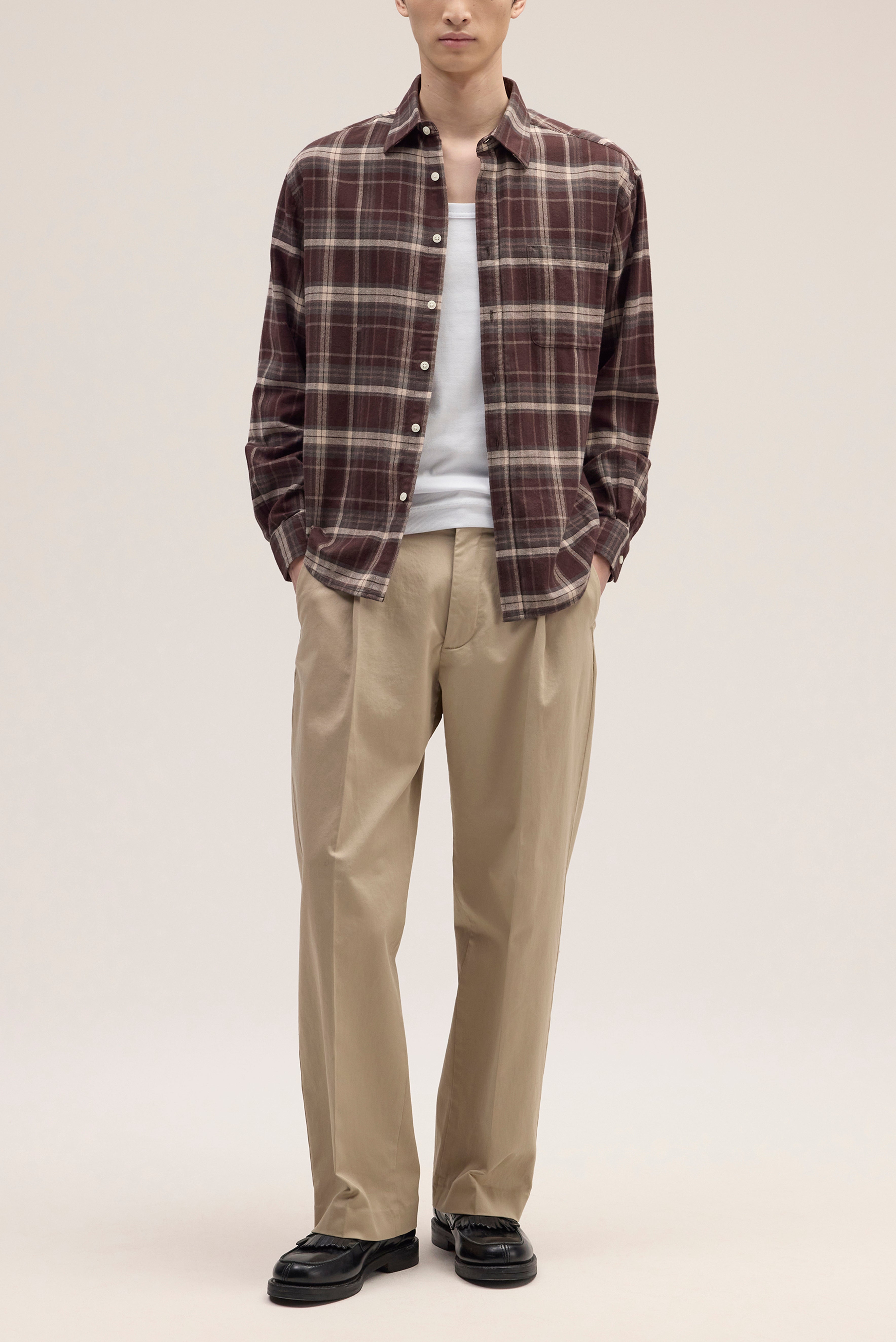 NN.07 Deon Flannel Shirt 5465