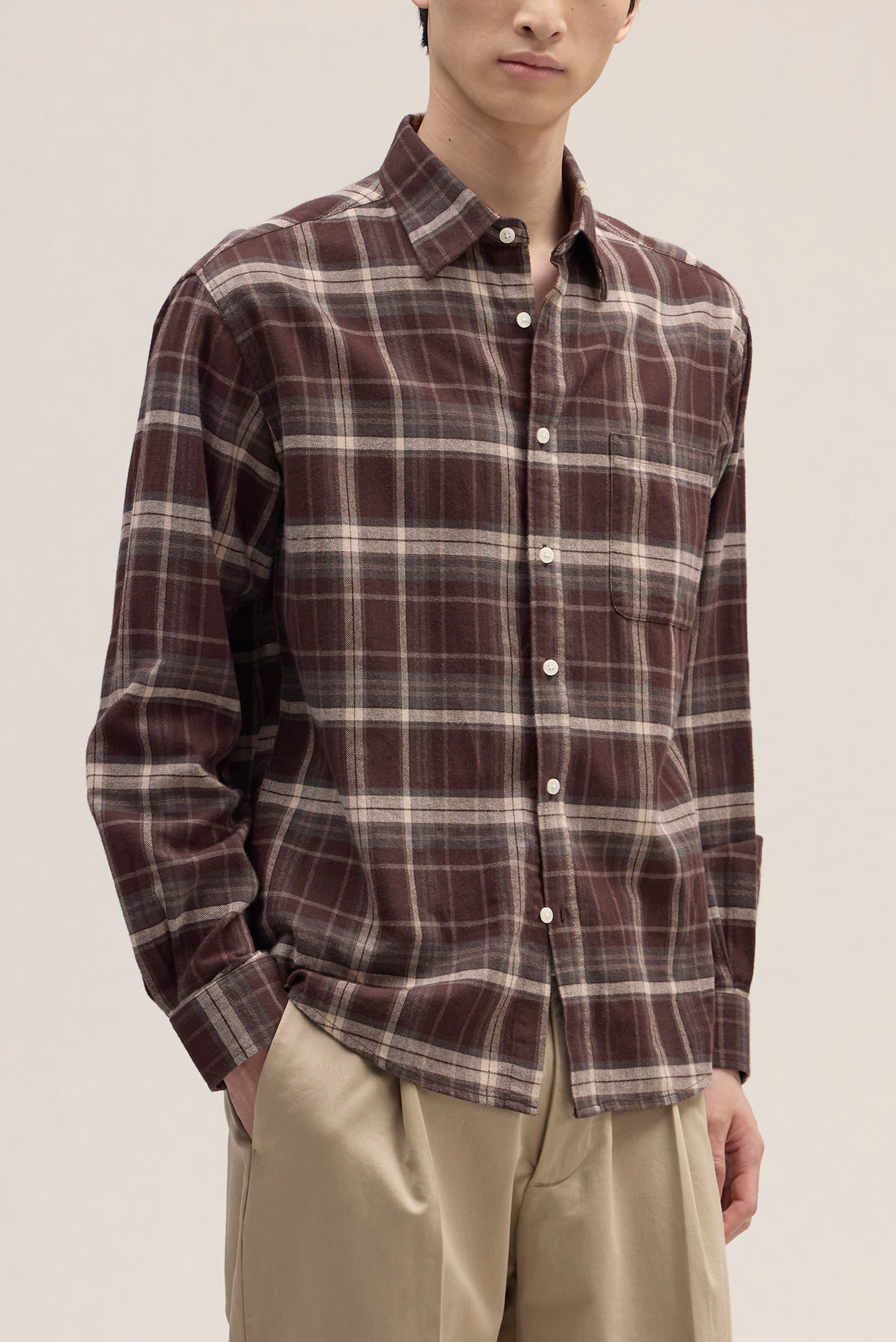 NN.07 Deon Flannel Shirt 5465
