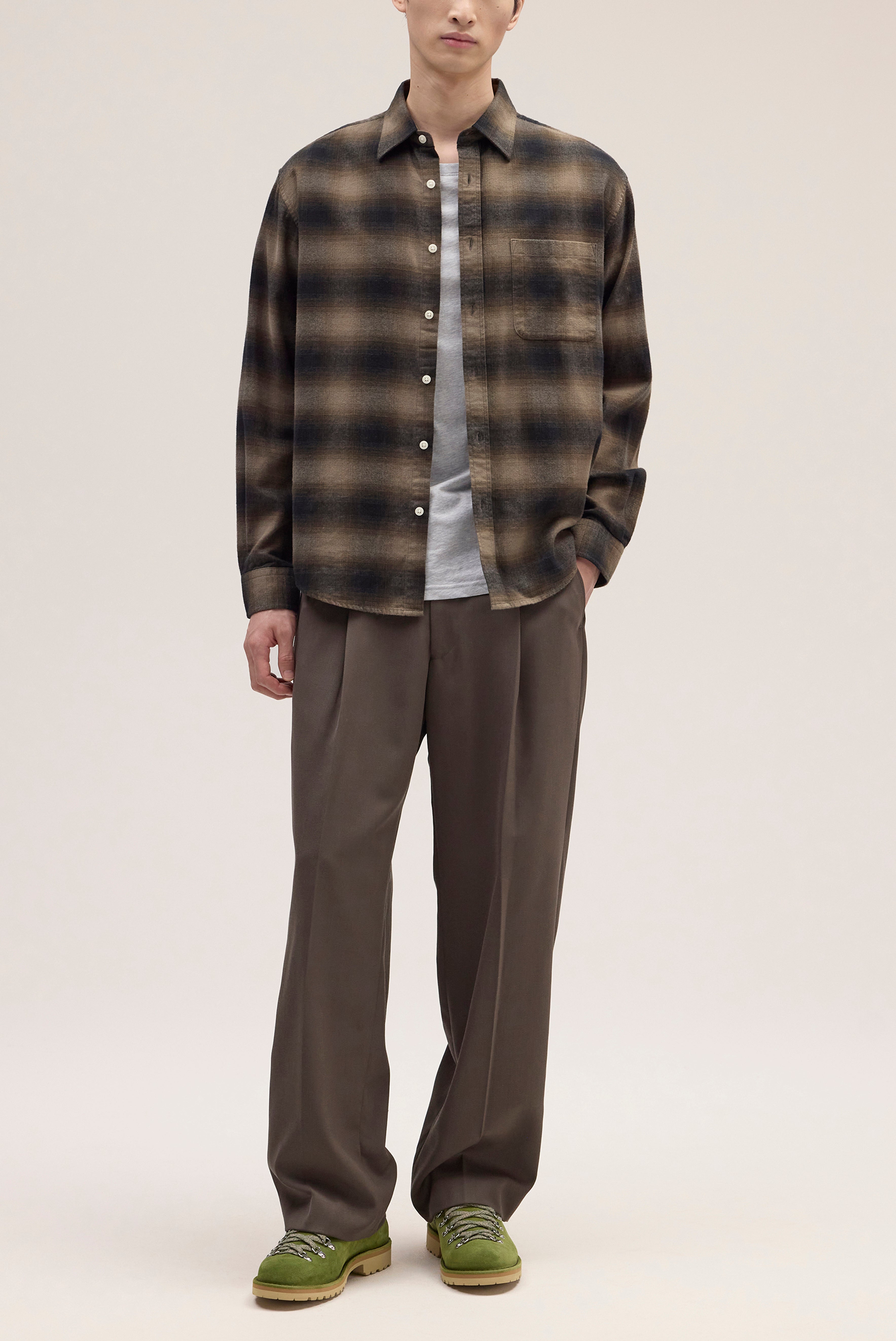 NN07 Deon Flannel Shirt 5465