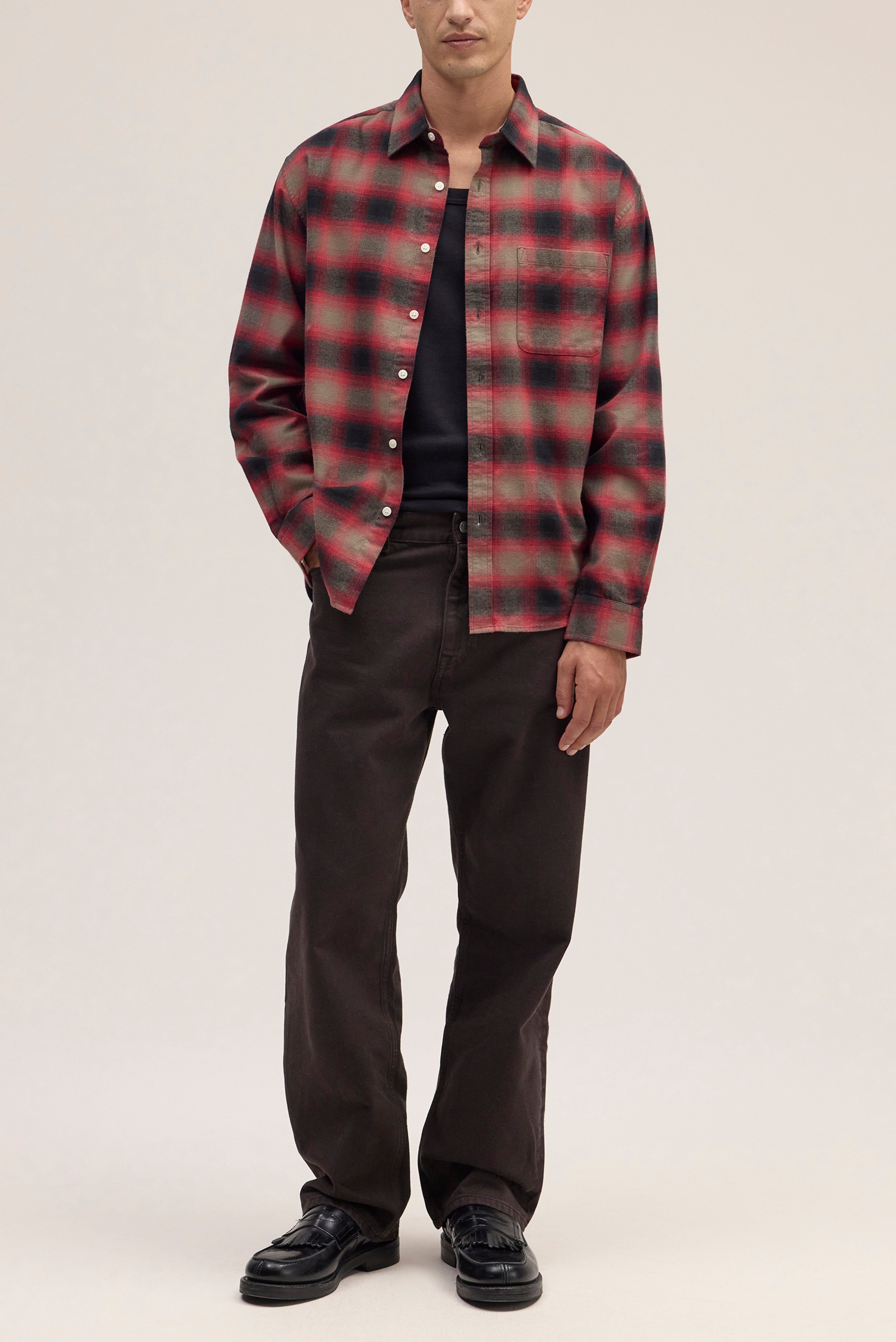 NN07 Deon Flannel Shirt 5465
