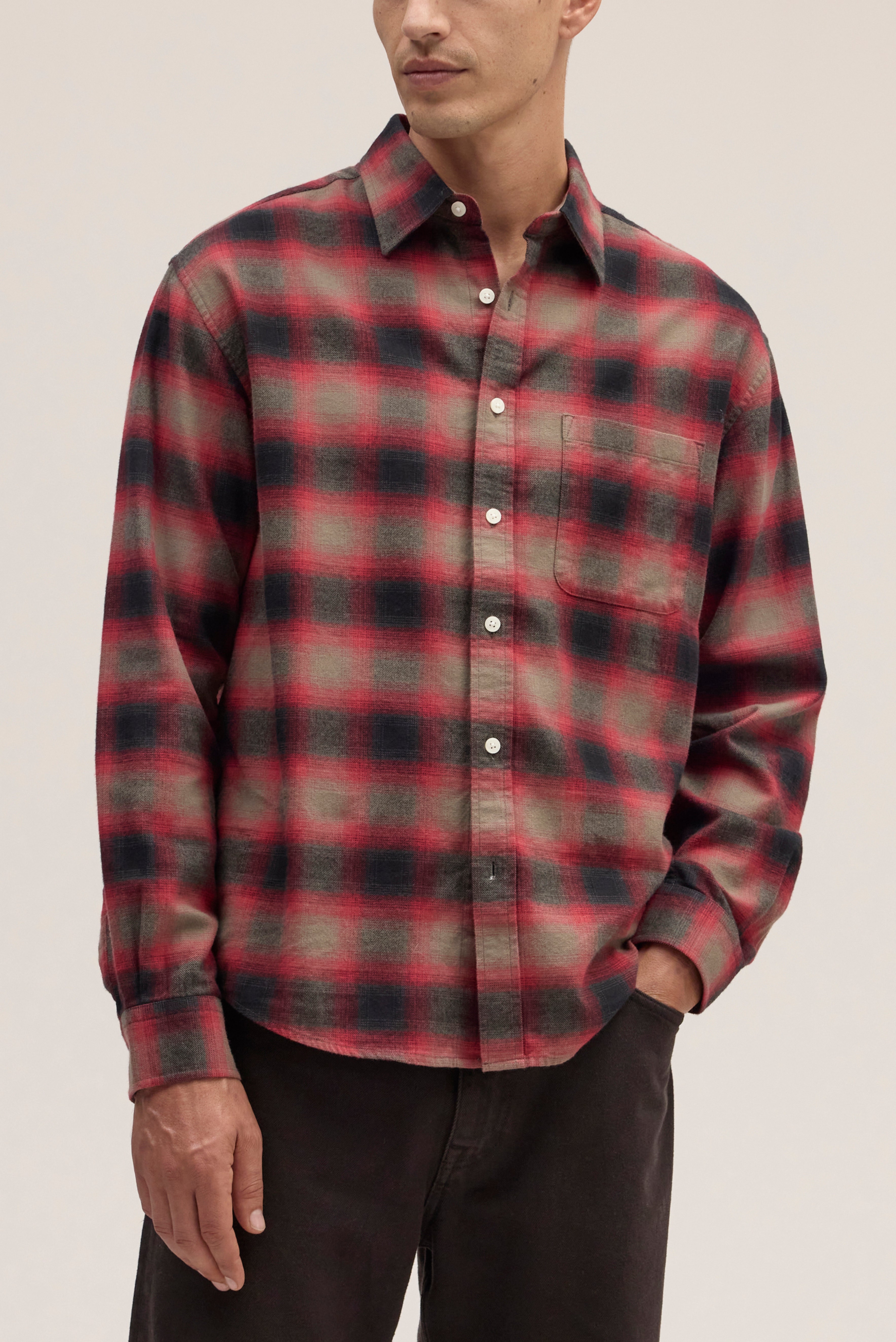 NN07 Deon Flannel Shirt 5465