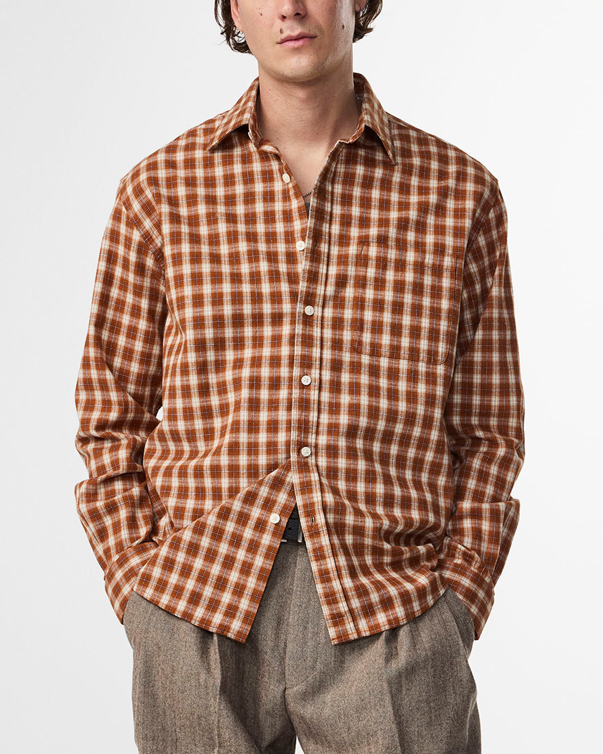 NN07 Deon Flannel Shirt 5465