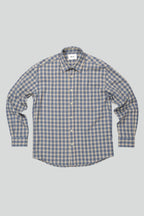 NN.07 Deon Flannel Shirt 5465 - Blue Check