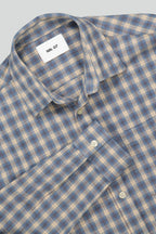 NN.07 Deon Flannel Shirt 5465 - Blue Check