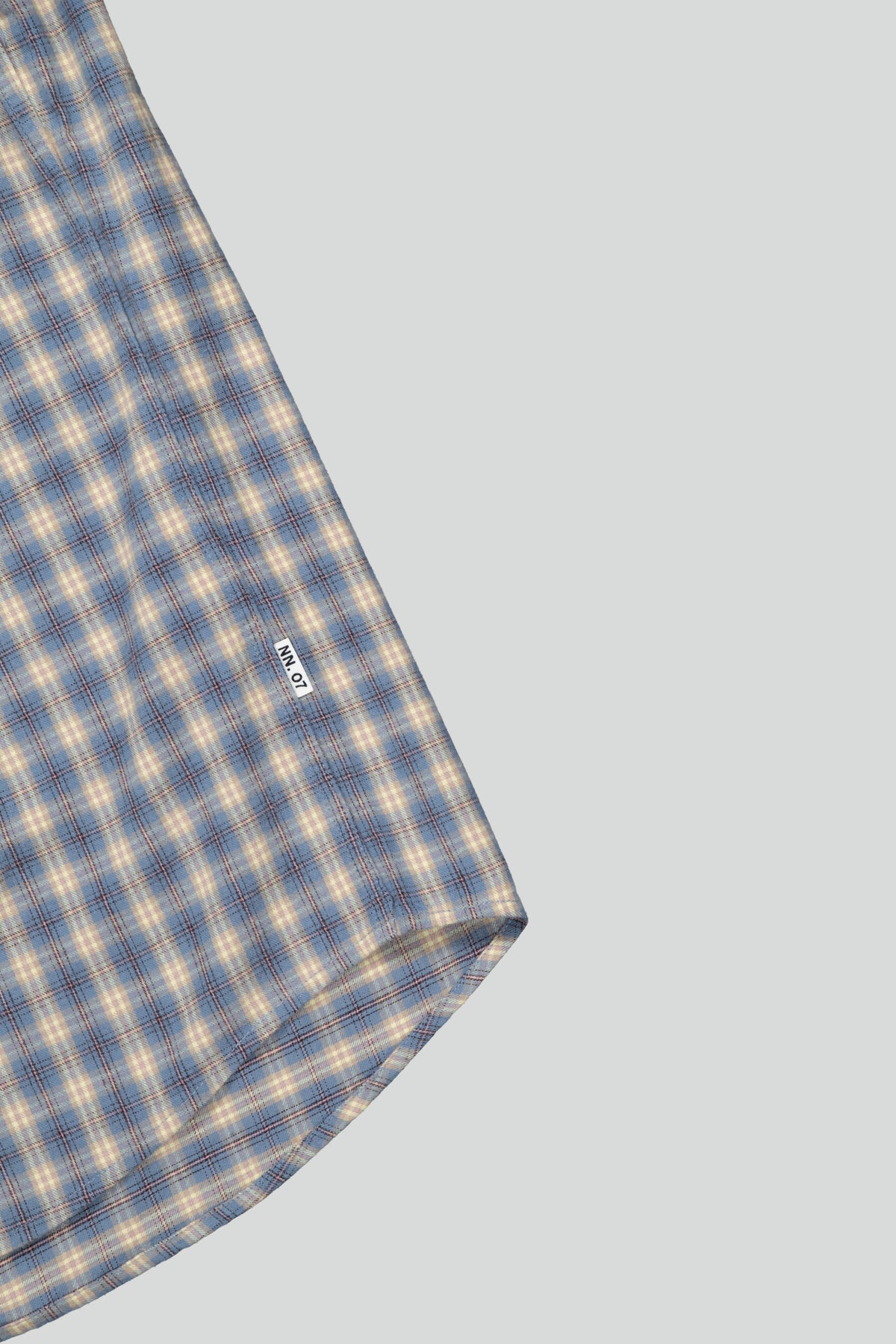 NN.07 Deon Flannel Shirt 5465 - Blue Check