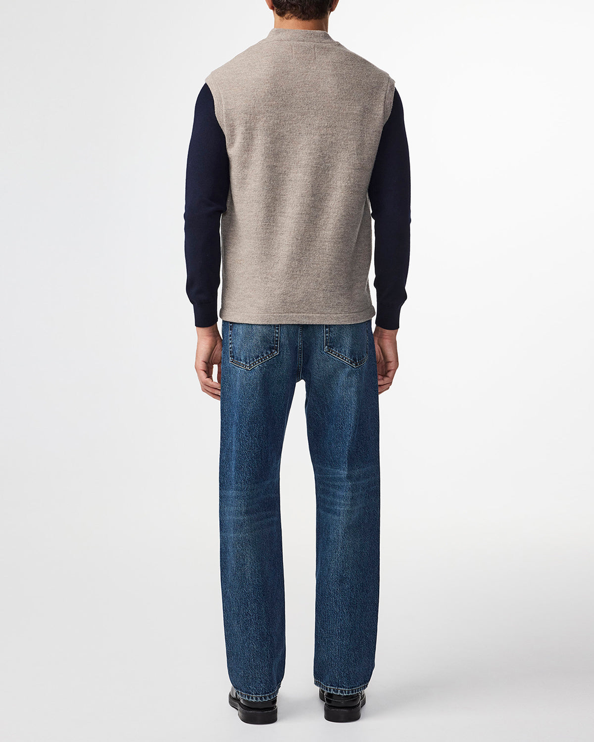 NN07 Boiled Wool Vest 6398