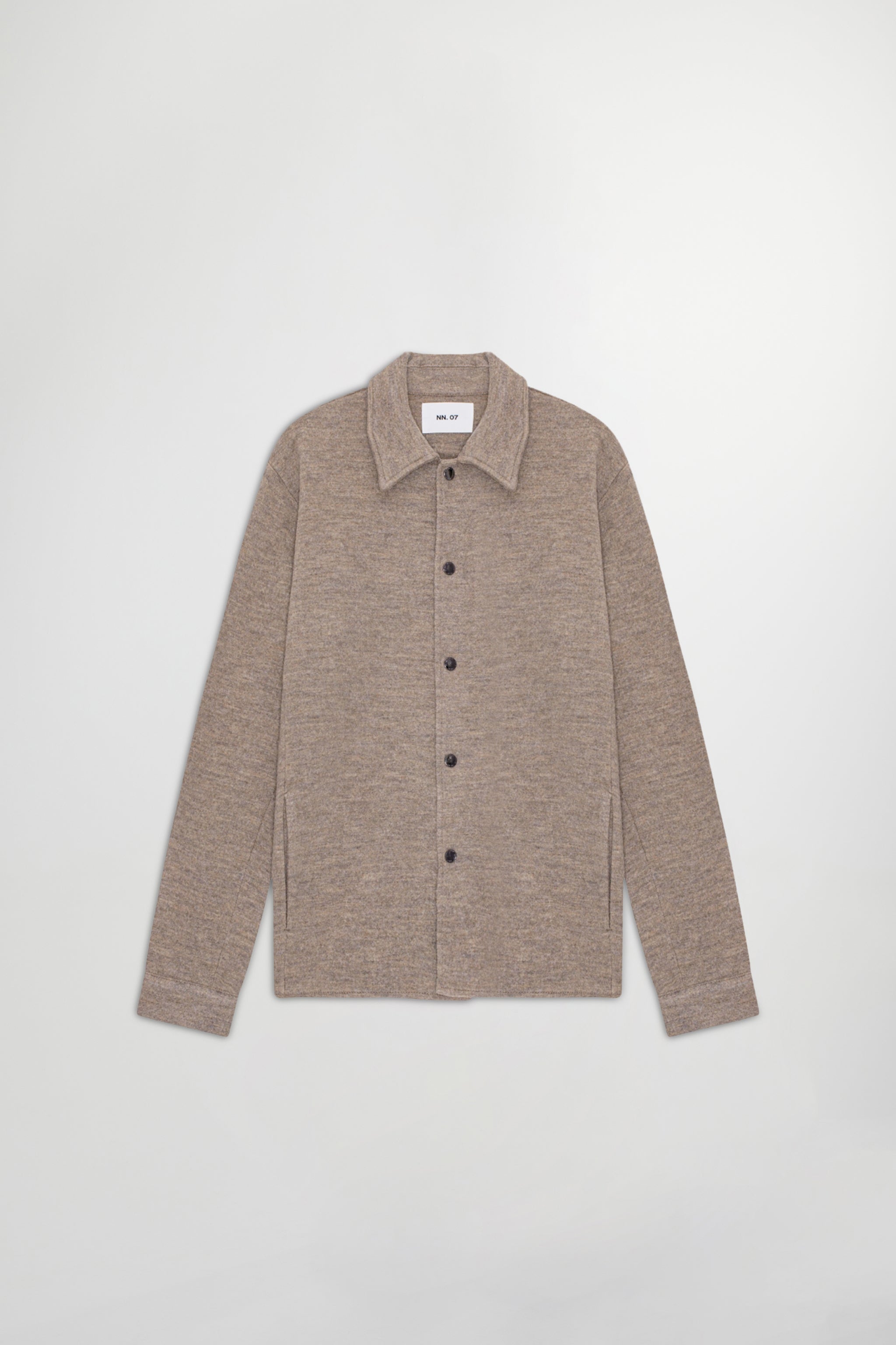 NN07 Blaze Boiled Wool Overshirt 6398