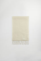 NN.07 Wool Scarf Two 9013 - Ecru