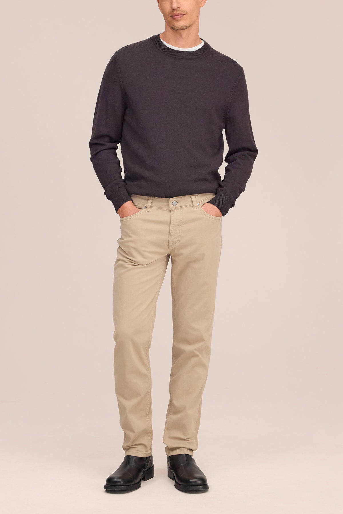 NN.07 Tony Classic Slim Fit Trouser 1923 - Khaki Beige