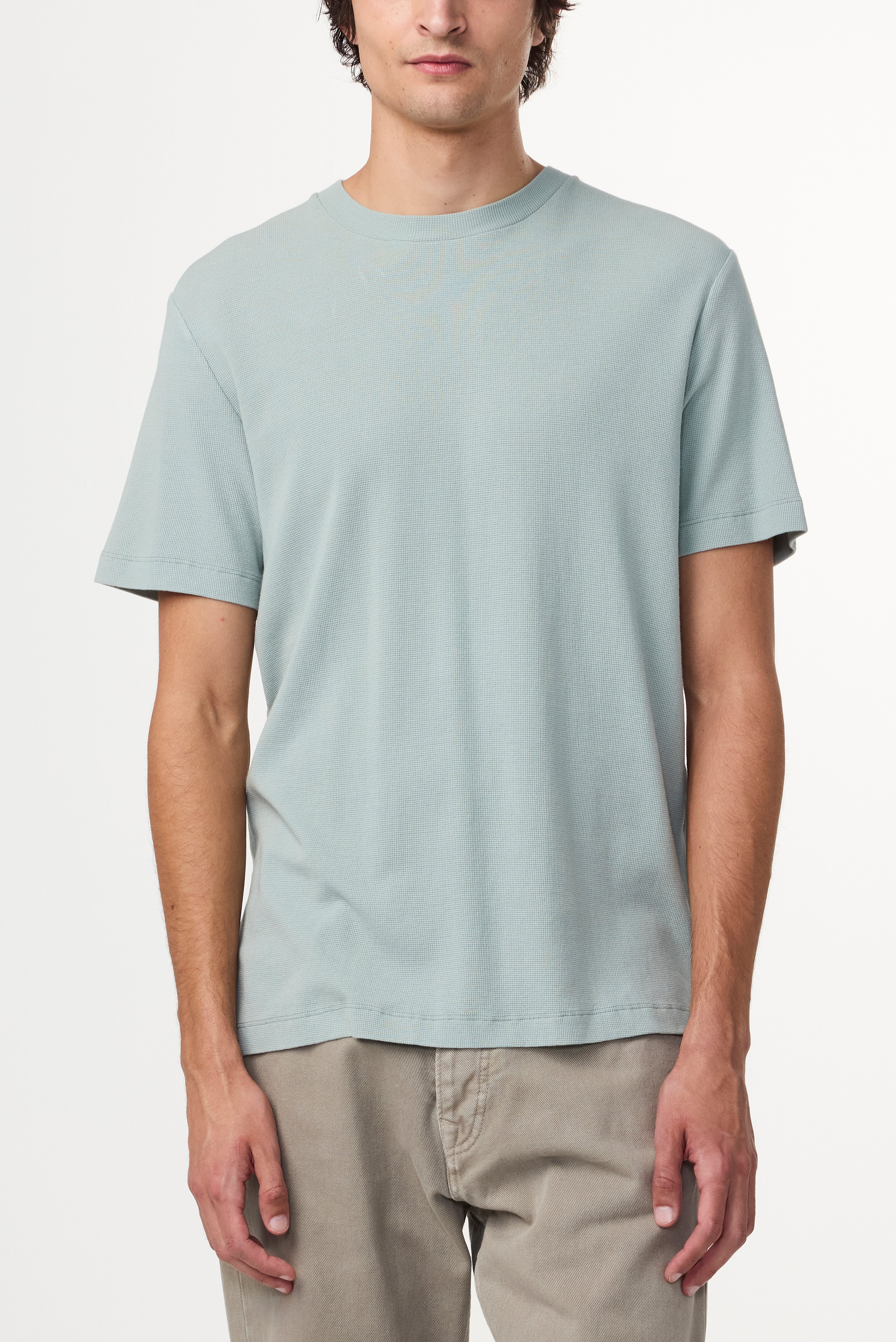 NN07 Clive Waffle Knit T-Shirt 3323
