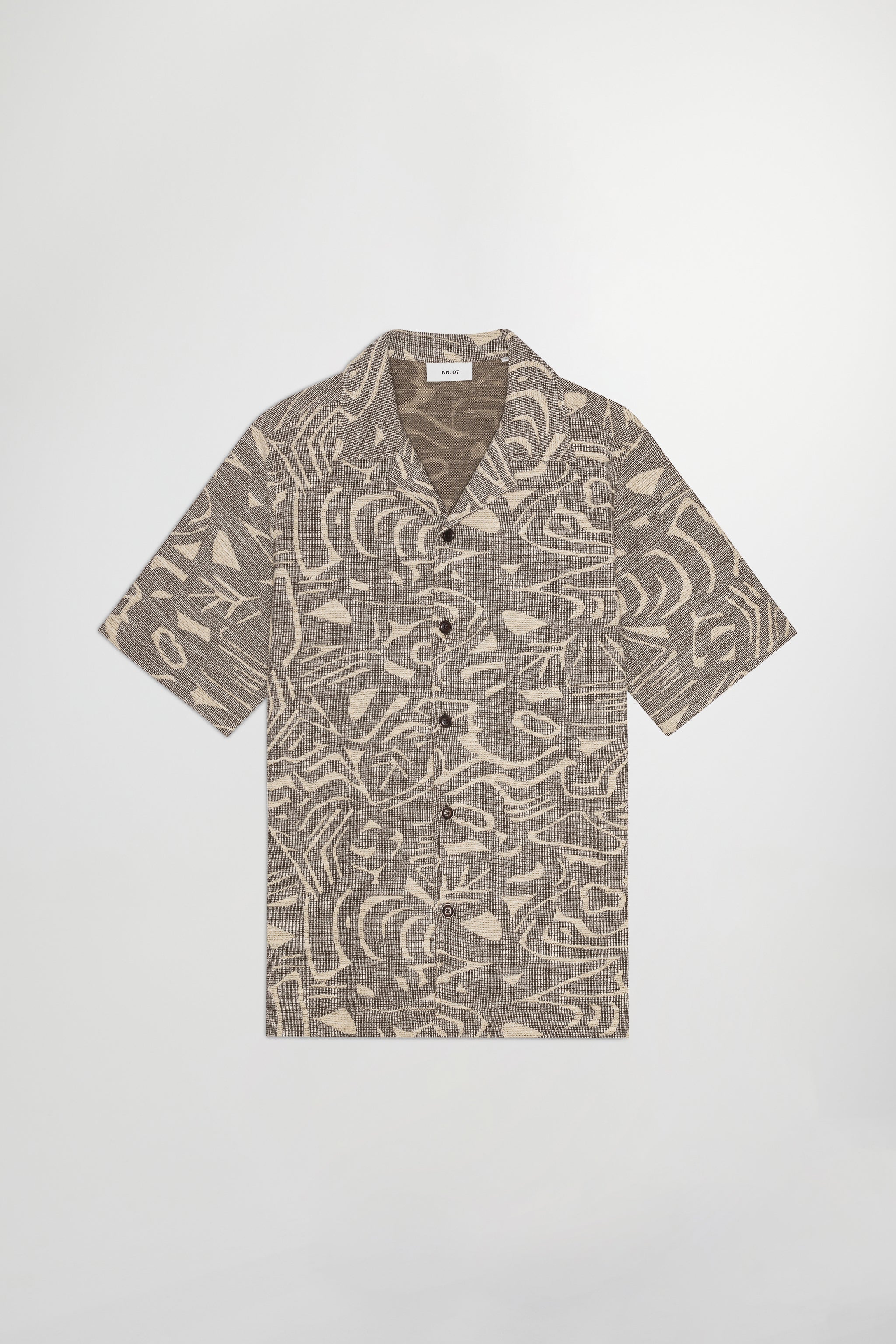 NN07 Julio Bouclé Jacquard Shirt 3420