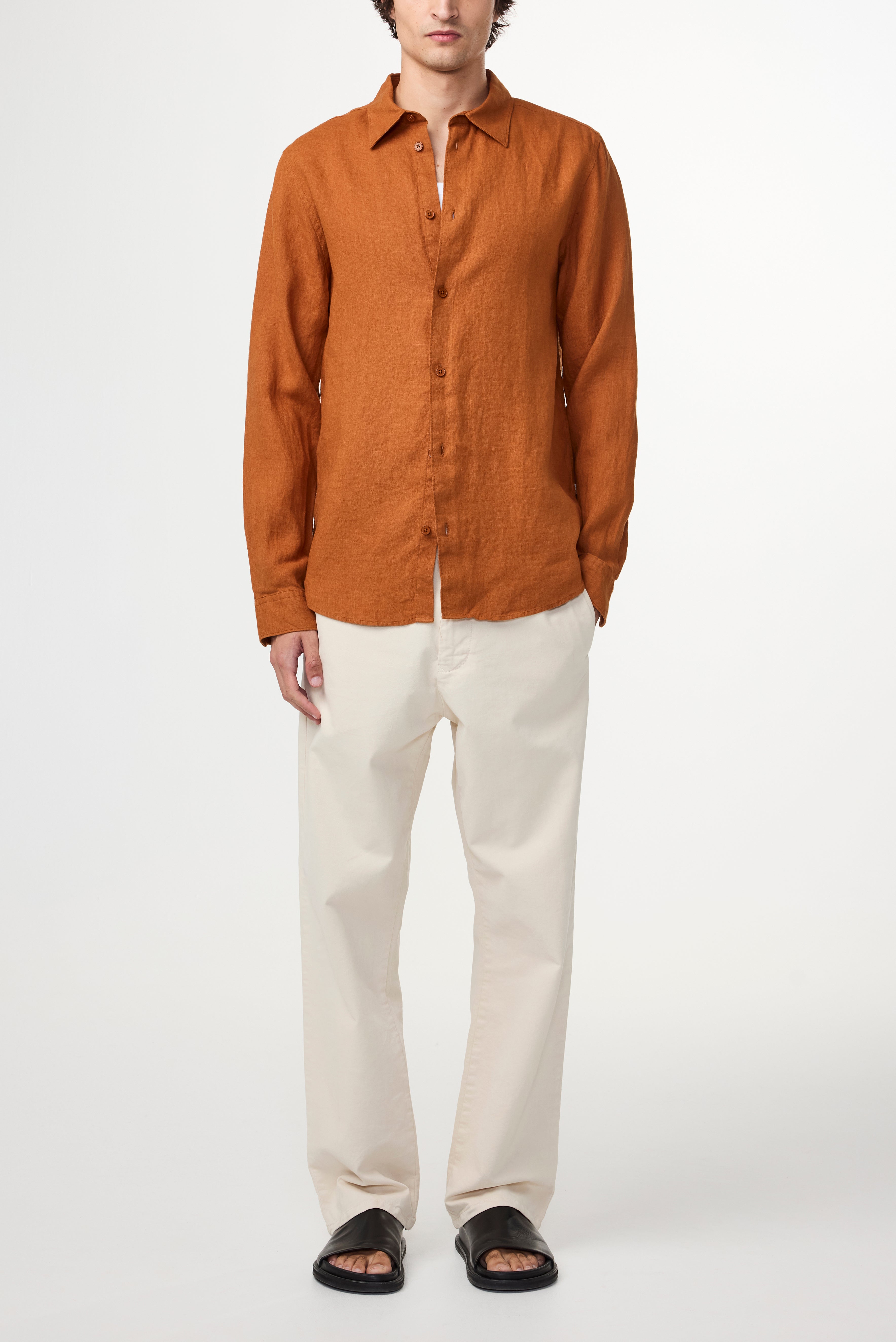 NN07 Enzo Linen Shirt 5708
